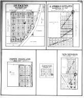 Hudgens, Sterns Outlots, Popes Highland, Canaville, New Dennison, Williamson County 1908